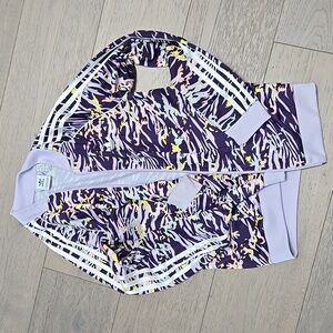 Adidas girls track jacket